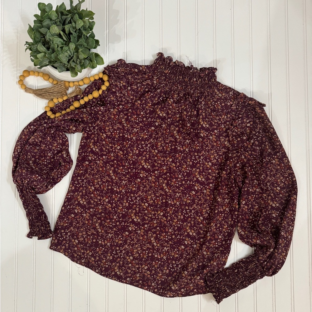 Max Studio Floral Blouse